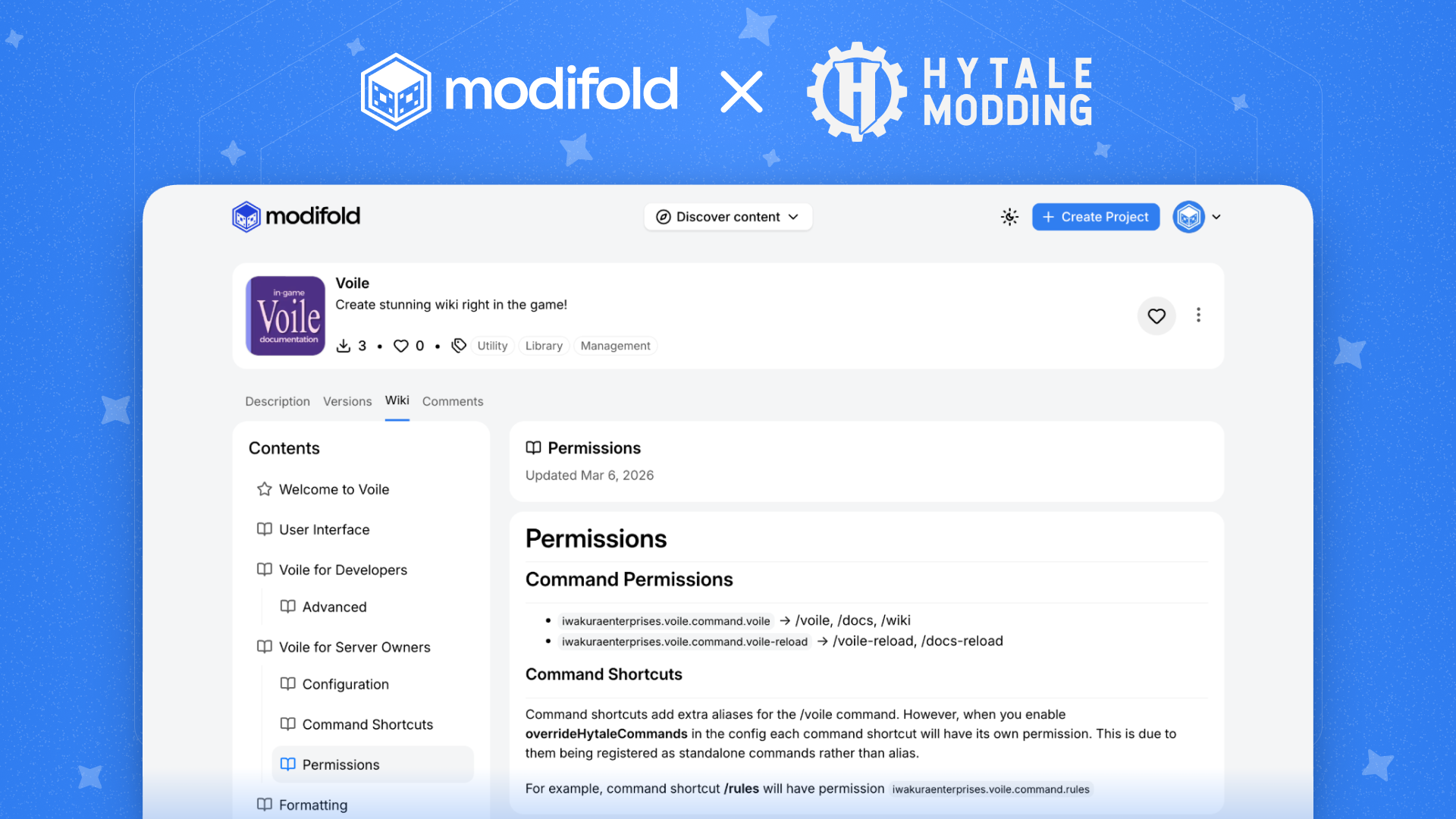 Integration with HytaleModding Wiki