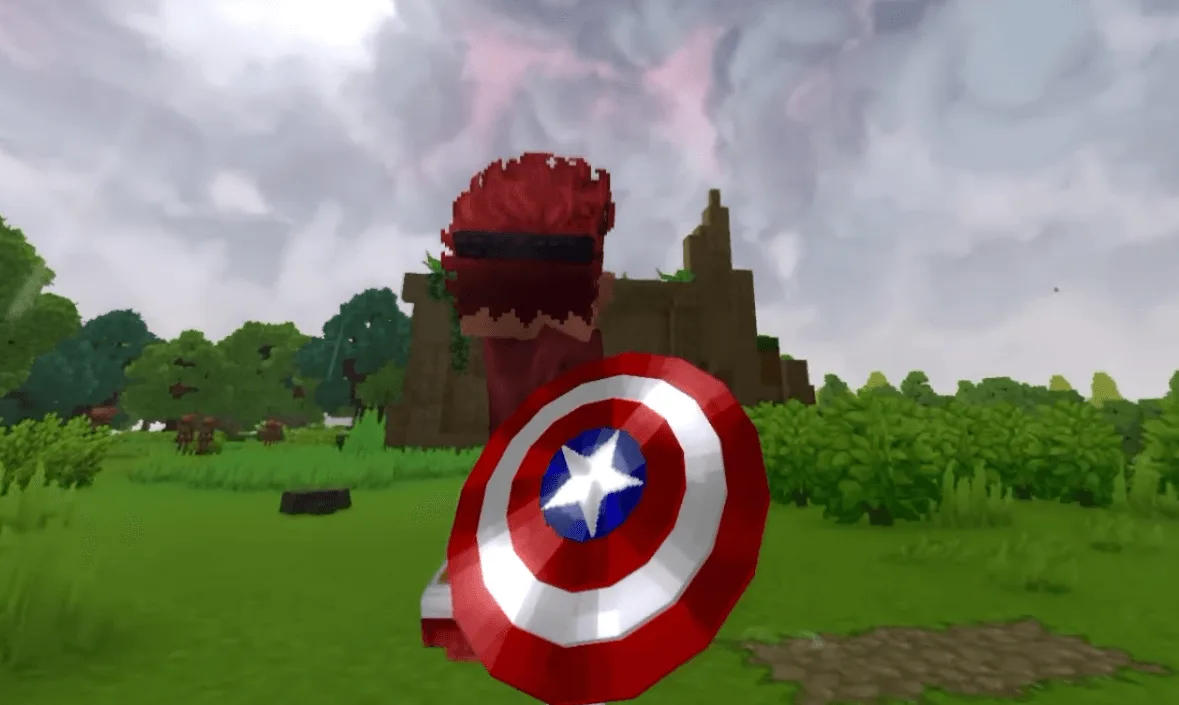 Cap's Shield Throw