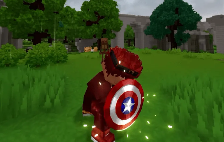 Cap's Shield Guard Charging