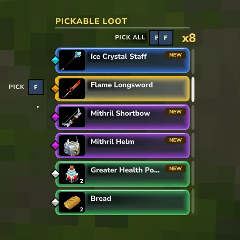 Pickable Loot - RPG Looter image 2